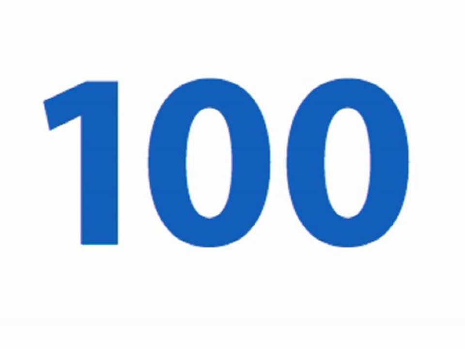 enfin la 100ème vidéo (enfin presque!)