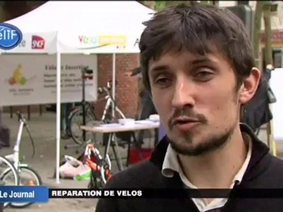 SNCF : Réparation de vélos en gares de Cergy-Pontoise