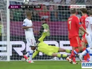 اهداف مباراة التشيك - روسيا