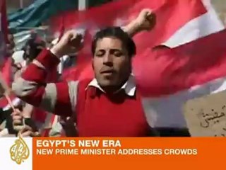 New Egypt PM addresses Tahrir rally