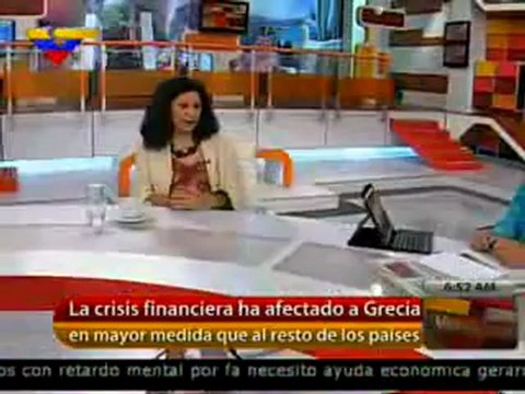 (VÍDEO) CHRISTINA PANTZOU: LA CRISIS ECONÓMICA NO ES SOLAMENTE EN GRECIA SINO EN LOS DEMÁS PAÍSES DE LA UNIÓN EUROPEA