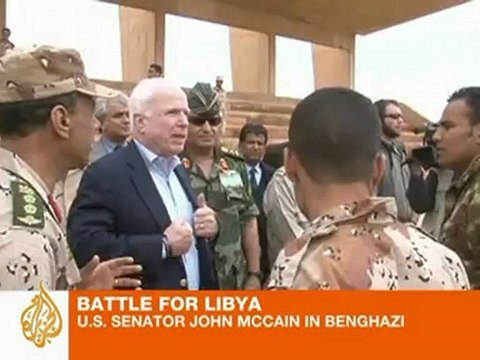 McCain says US should recognise Libyan rebels