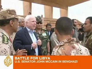 McCain says US should recognise Libyan rebels