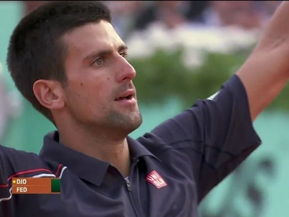 ROLAND GARROS 2012 - 1/2 Finale Simple Messieurs - Vainqueur Novak DJOKOVIC - Vendredi 8 juin