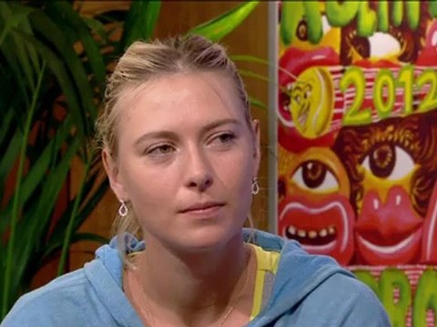 ROLAND GARROS 2012 - Interview Maria SHARAPOVA - Vendredi 8 juin