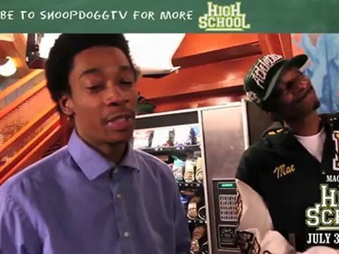 Snoopadelic Films Presents Mac & Devin Go to High School starring Wiz Khalifa & Snoop Dogg On the Set