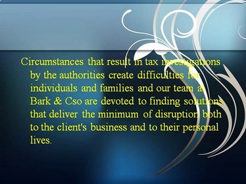 Tax Investigations - Bark & Co Solicitors - Specialist Fraud Firm