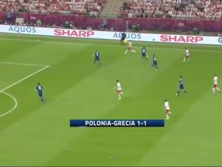 Euro 2012 Polonia-Grecia 1-1