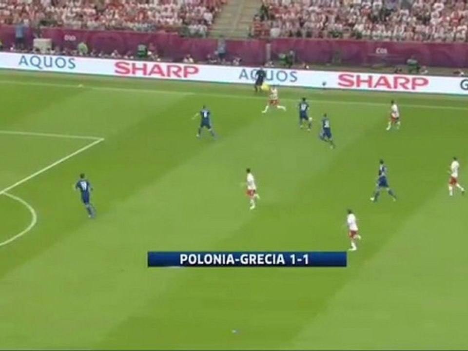 Euro 2012 Polonia-Grecia 1-1