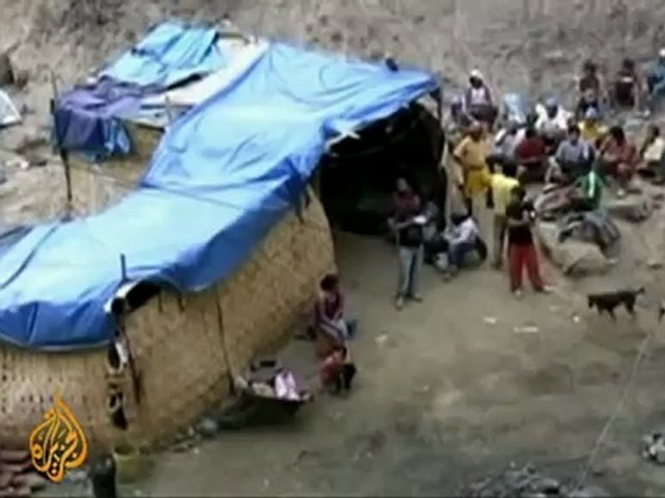 Peru miners trapped underground