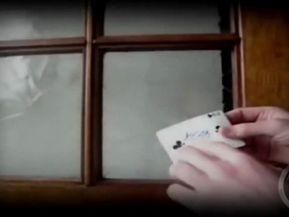 Signed Card Through Window With No Gimmicks