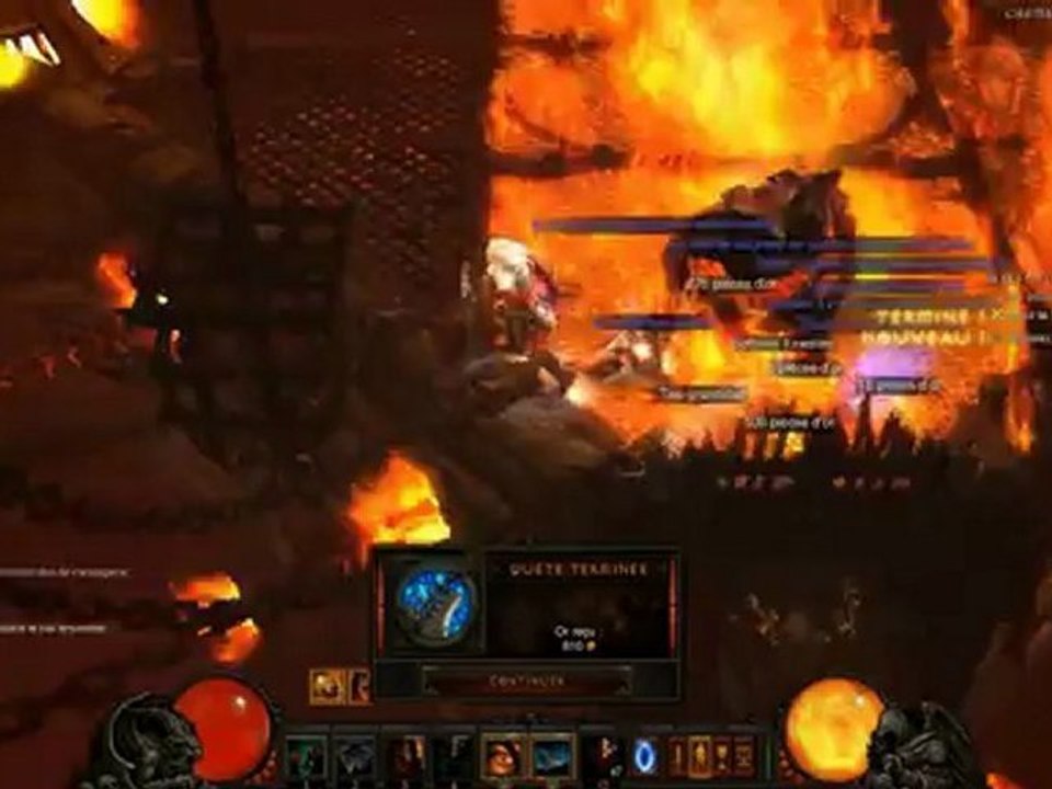 Diablo 3 - Act 1 Inferno - The Butcher VS Barbarian