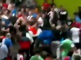 Incidents entre supporters Russes et Stewards Polonais