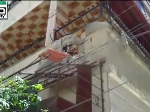 Syria فري برس ريف دمشق حرستا اثار القصف الاسدي الهمجي على المدينة 9 6 23012 ج2 Damascus