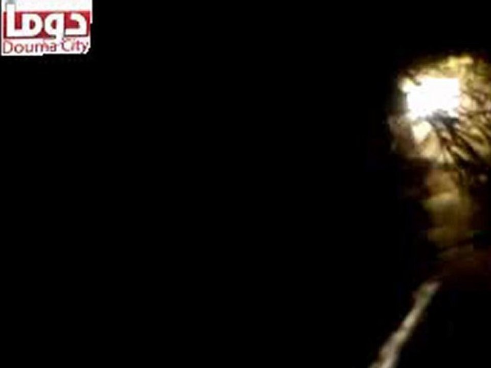 Syria فري برس ريف دمشق دوما اصوات رصاص يطلقه شبيحة الاسد المحتلة 9 6 2012 Damascus