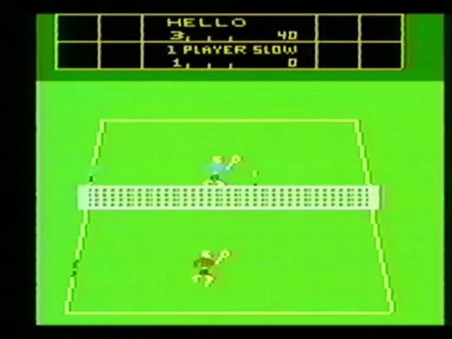 Jeu Atari 2600 Tennis - Cartouche Fonctionnelle PAL