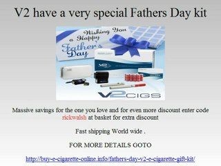 Fathers Day e cigarette gift kit