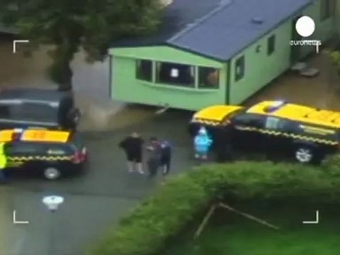 Graves inundaciones en Gales