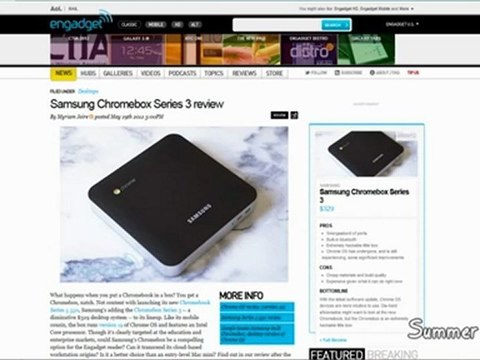 Samsung Series 3 Chromebox Preview | Samsung Series 3 Chromebox For Sale