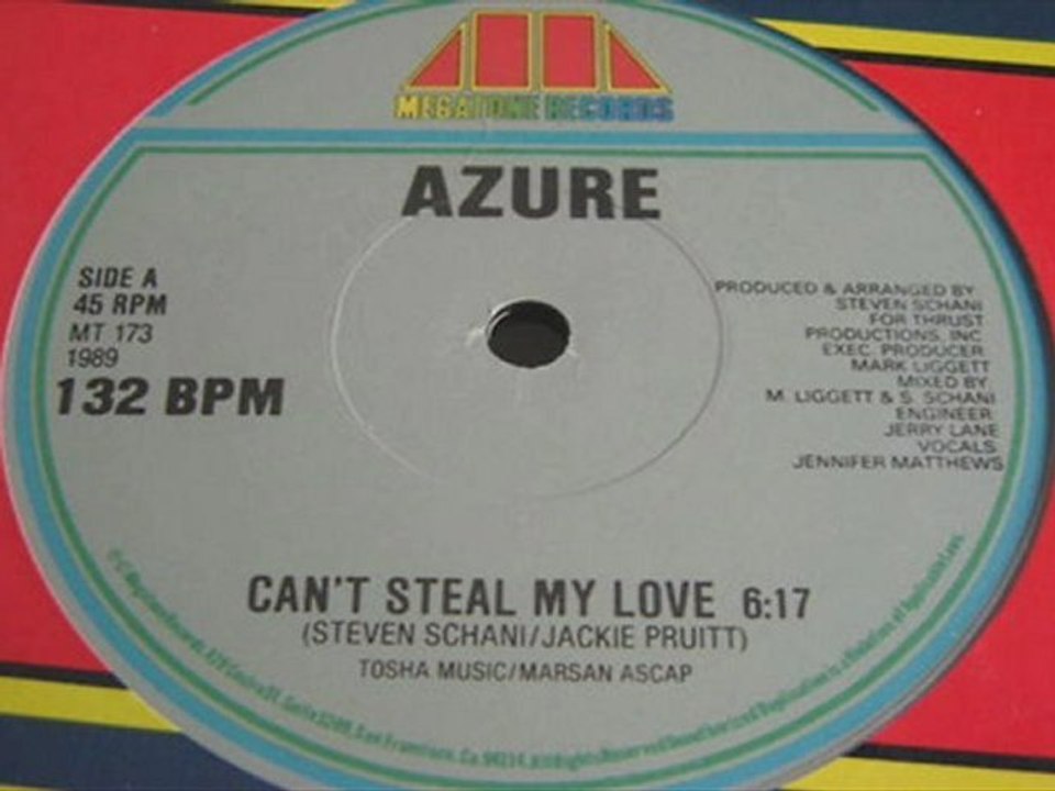 Azure - Can't Steal My Love (Pushed To the Limit Mix)