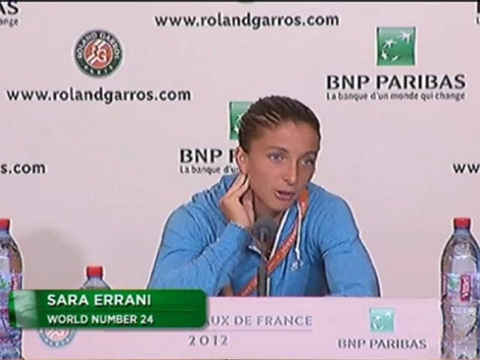 Errani sees the positives