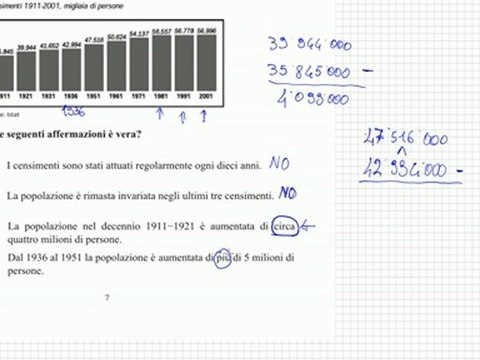 INVALSI 2009 terza media matematica soluzioni quesiti d12 d13