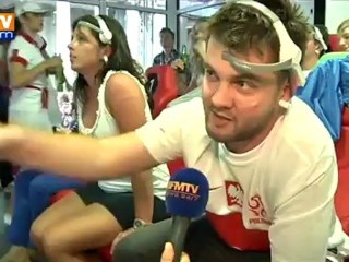 Euro 2012 : des électrodes pour étudier les réactions des supporters