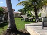 la plage privée de la Villa Carib de Prestige en Guadeloupe