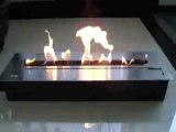 Bio-ethanol-burner A-FIRE, remote controlled bioethanol burner with electronic ignition