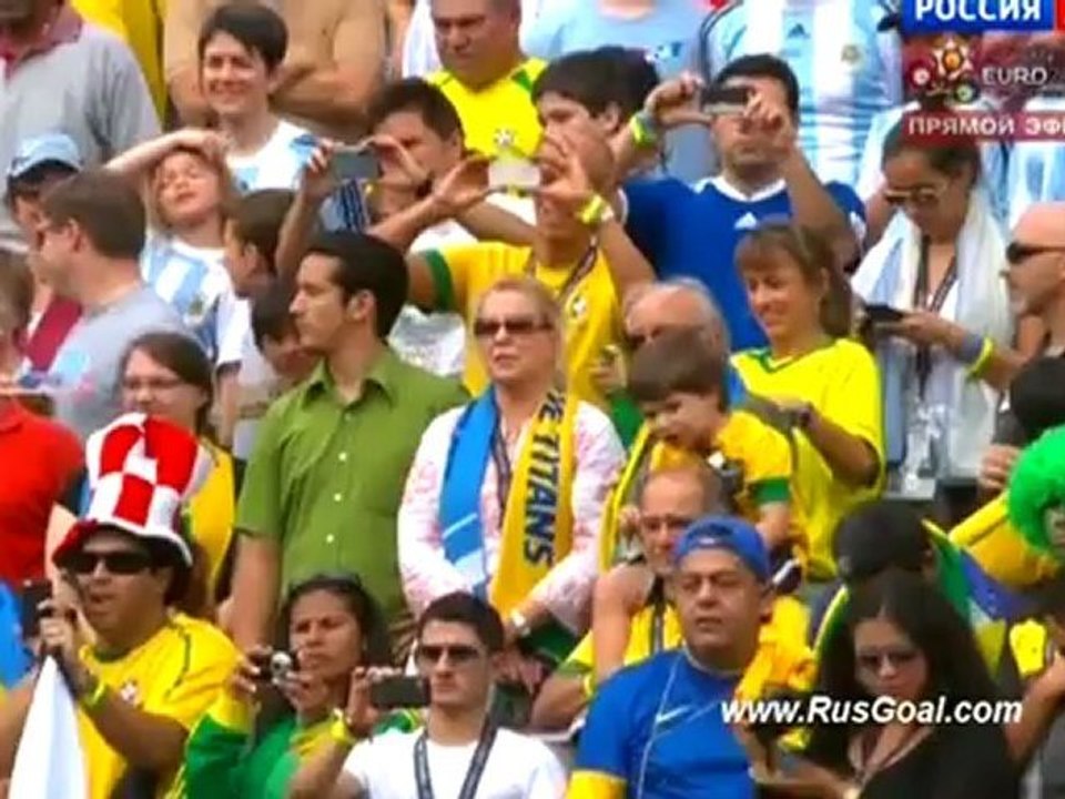 Товарищеский матч 2012 года Бразилия - Аргентина 2 тайм