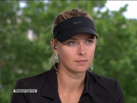 ROLAND GARROS 2012 - Interview Maria SHARAPOVA - Samedi 9 juin