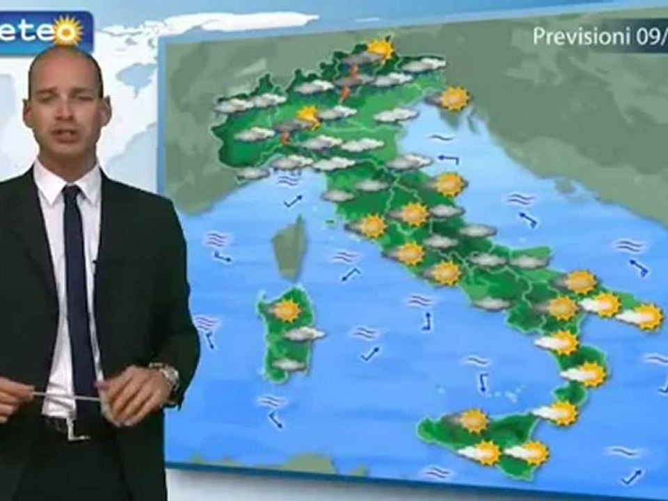 Meteo Italia 9/06/2012 - Previsioni by ilMeteo.it
