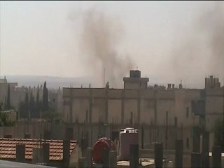 Syria فري برس حمص جوبر  القذائف تتوالى على الحي  9 6 2012