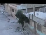 Syria فري برس حمص تلبيسة  منازل مدمرة جراء القصف بالطيران والصواريخ 9 6 2012