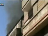 Syria فري برس حمص جورة الشياح تساقط القذائف على الحي و تصاعد الأدخنة 9 6 2012 Homs