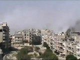 Syria فري برس حمص الخالدية سقوط عدة صواريخ 9 6 2012 Homs
