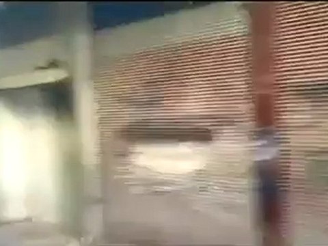 Syria فري برس اضراب السوق التجاري في حي العسالي بدمشق 9 6 2012 Damascus