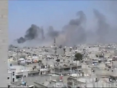Syria فري برس حمص الخالدية هاااام جداااا انفجار هائل 9 6 2012 Homs
