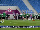 Republic of Ireland train ahead of Croatia clash