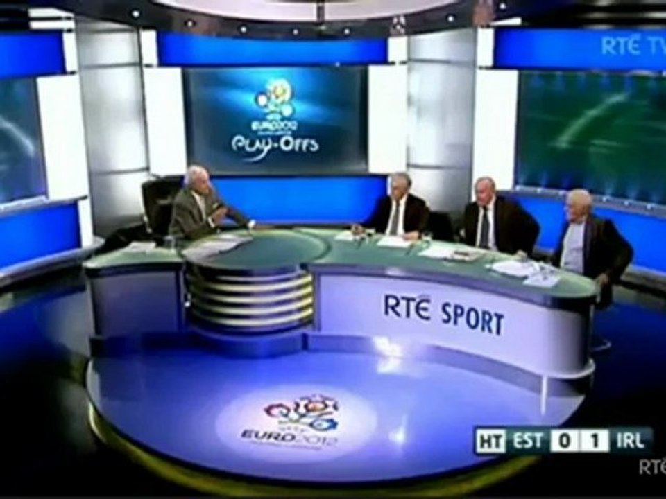 Estonia 0-4 Republic of Ireland 11th November 2011: RTE Half Time Analysis