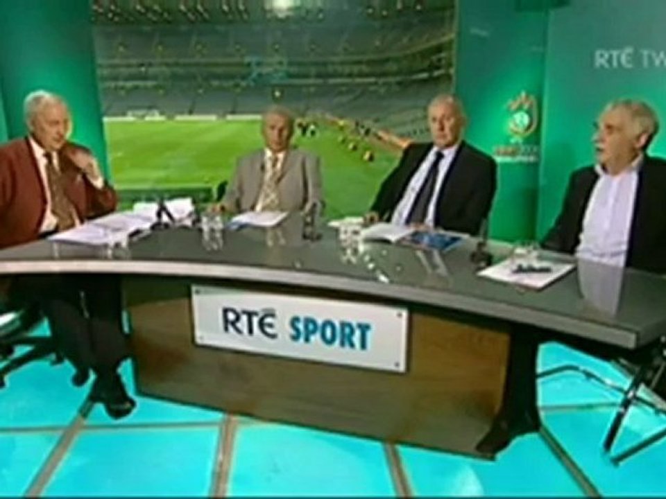 Republic of Ireland 1-1 Cyprus 17th October 2007 RTE Post-Match Analysis