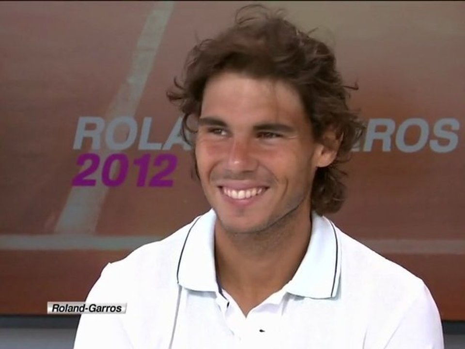 ROLAND GARROS 2012 - Interview Rafael NADAL - Samedi 9 juin