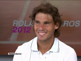 ROLAND GARROS 2012 - Interview Rafael NADAL - Samedi 9 juin