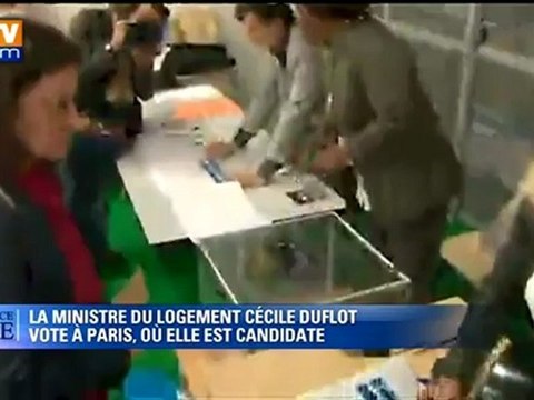 Législatives : Cécile Duflot vote à Paris