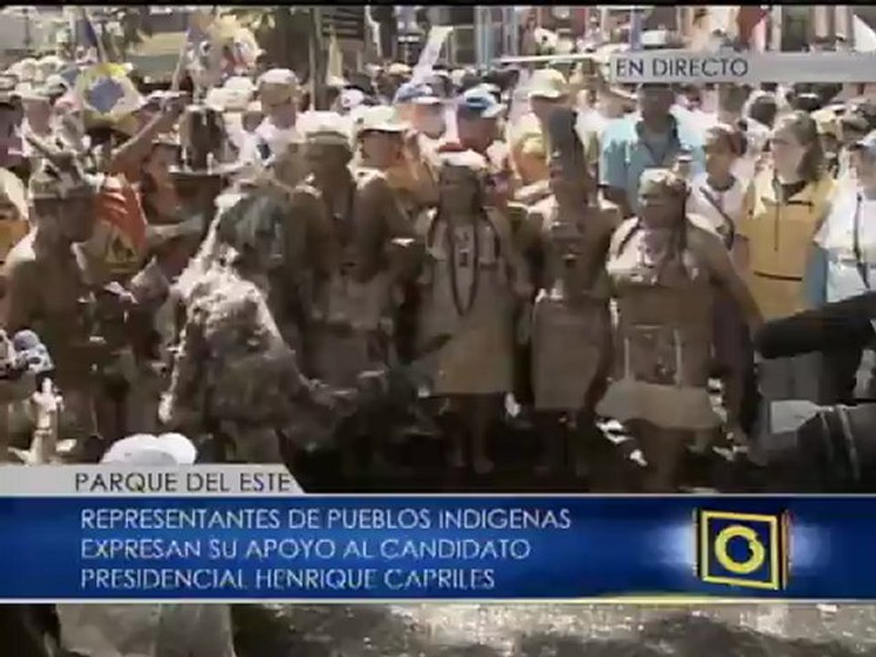 Indígenas realizarán la danza del "Pez Bocón" a Henrique Capriles