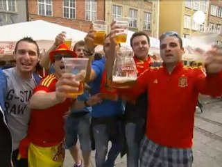 Madrileños take in church, football and bank bailouts