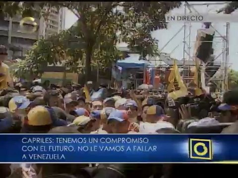 Capriles: Vamos a recorrer casi 11 kilómetros de alegría