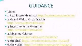 Invest in Myanmar