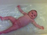 emma dans le bain