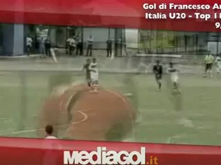 Gol Ardizzone (Italia U20) contro Top 11 Serie D - 09/06/2012 - Mediagol.it